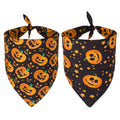 This 2-pack includes two festive pumpkin-print bandanas made from soft, comfortable fabric. Perfect for Halloween, fall photos, pumpkin patch visits, and everyday autumn style.